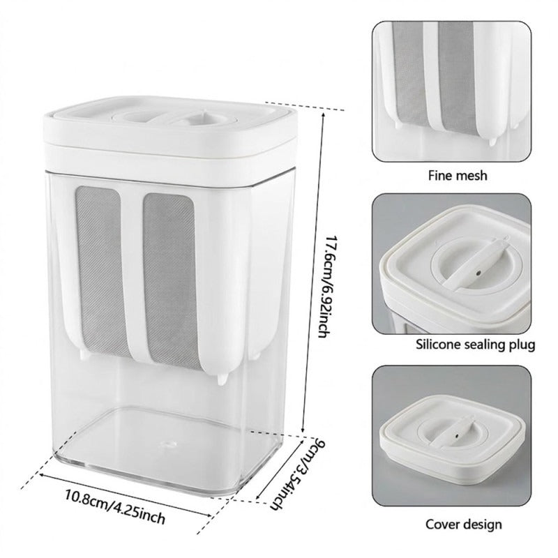Greek Yogurt Maker & Strainer 1100ML β Make Thick, Creamy Yogurt & Labneh at Home