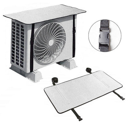 AC Outdoor Unit Aluminium Protector Cover with Straps