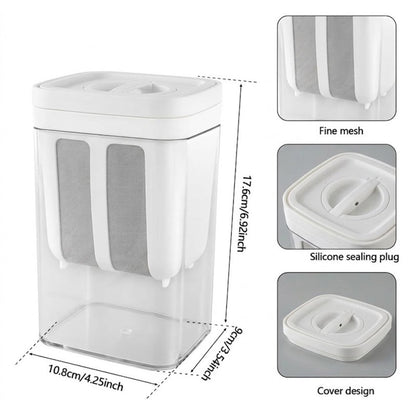Greek Yogurt Maker & Strainer 1100ML – Make Thick, Creamy Yogurt & Labneh at Home